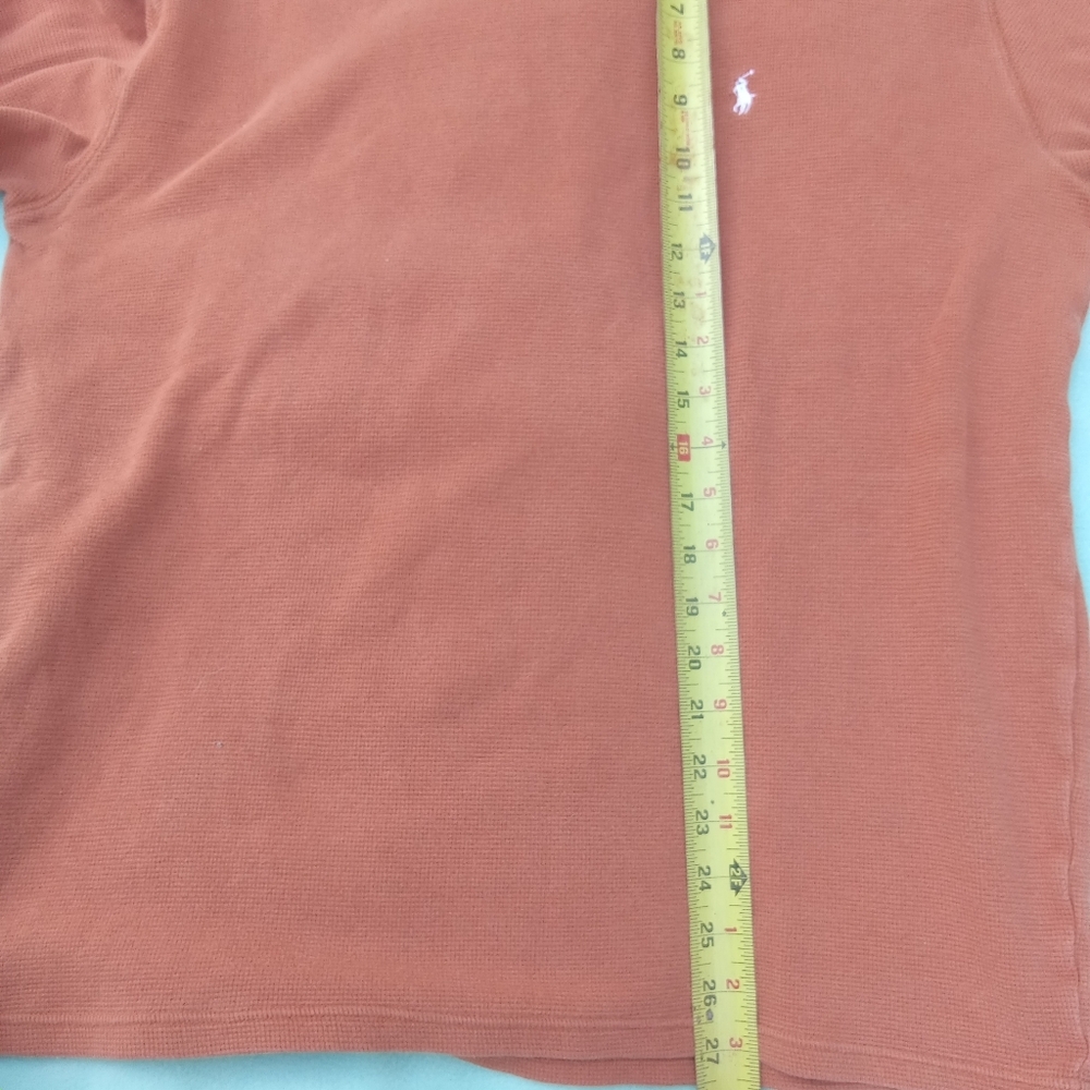 Polo Ralph Lauren Orange Sleepwear Men's XL Crew Neck Long Sleeve Thermal - Picture 6 of 7